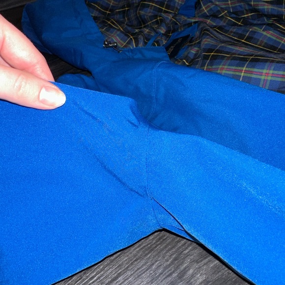 Pendleton Blue Raincoat with Plaid Lining (Adult Size-LG) - Picture 6 of 16